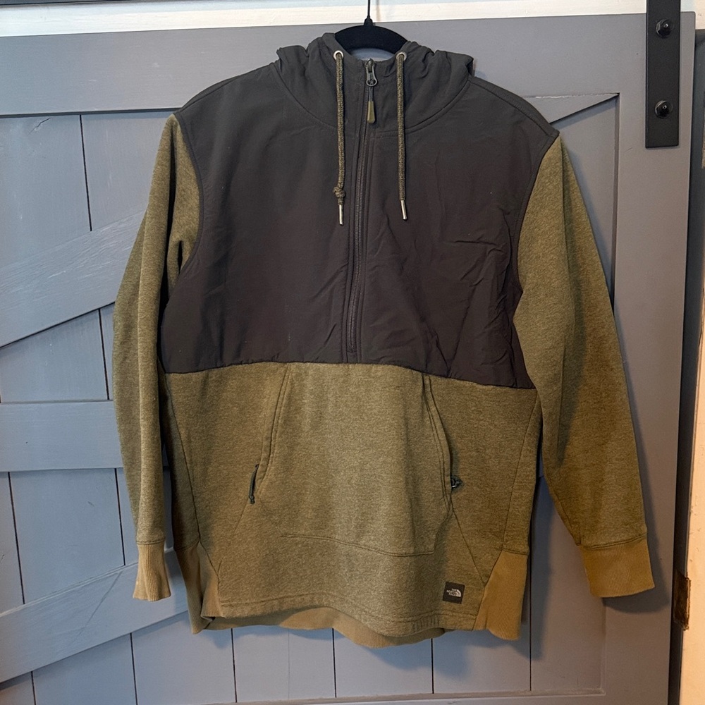 North Face Two-Tone Fleece Hoodie Sweater